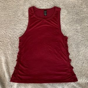 Victoria secret sport workout tank top xs burgundy